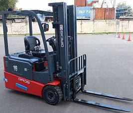 Вилочный погрузчик электрический трехопорный 1.6 тонны GROS TKC-L16 (завод MIMA)